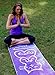 Shanti Love Meowmaste Yoga Towel Super Soft and Luxurious Suede Microfiber Hot Yoga Mat Towel | Sweat Absorbent, Non-Slip & Machine Washable