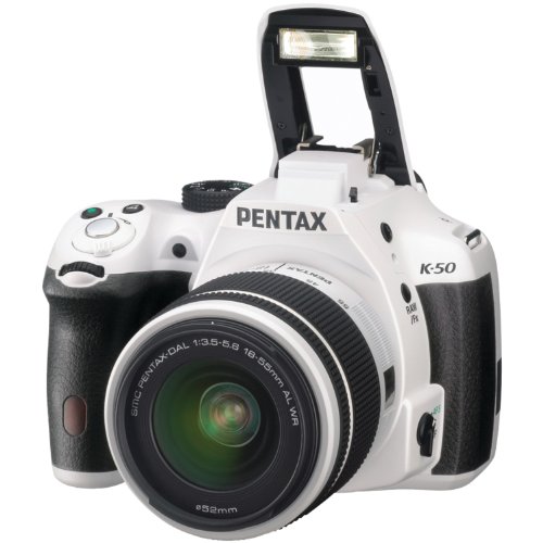 Pentax K-50 16MP Digital SLR Camera with 3-Inch LCD - Body Only  (White) Pentax K-50 16MP Digital SLR Camera with 3-Inch LCD - Body Only  (White)