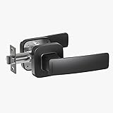 ULTRALOQ Handle Push Pull, Black Front Door Handle