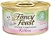 Purina Fancy Feast Kitten Tender Ocean Whitefish Feast and Tender Turkey Feast Wet Kitten Food Variety Pack - (2 Packs of 12) 3 oz. Cans