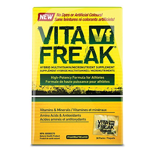 PharmaFreak Vita Freak Multivitamin and Mineral Supplement - 30 Packs | Premium Quality MultiVitamin Desigend for Bodybuilders and Athletes PharmaFreak Vita Freak Multivitamin and Mineral Supplement - 30 Packs | Premium Quality MultiVitamin Desigend for Bodybuilders and Athletes