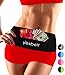 YesBelt #1 REVERSIBLE Running Belt and Waist Pack w ZIPPER - Better than Cell Phone Sports Armband - iPhone 6 Plus - Best Travel Money Belt - Stylish Fitness Zip 'n Flip Band for Workout - Black M