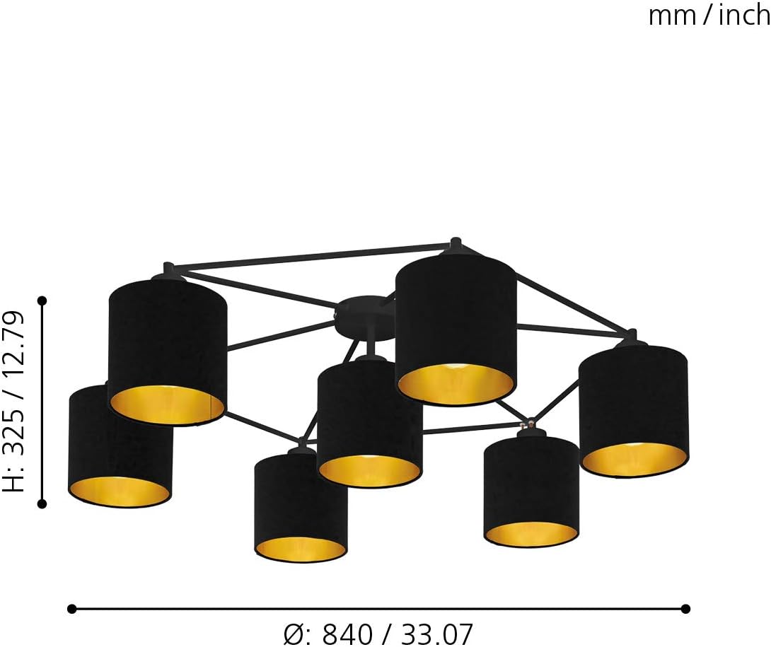 EGLO Light with Umbrella Black - Image 4