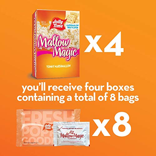 image for JOLLY TIME Mallow Magic | Sweet Marshmallow Microwave Popcorn with Can