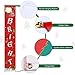 AXTEE Christmas Banner Decoration, Outdoor Indoor Christmas Decorations, Welcome Merry Christmas Bright Porch Sign, Xmas Decor Hanging Door Banners Porch Sign Christmas Decoration (Red)