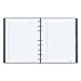 Blueline NotePro Notebook, 1-Subject, Narrow Rule, Black Cover, (75) 9.25 x 7.25 Sheets