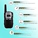 JUN_L Children Walkie Talkie Two Ways Radio Toy T-388 Walkie Talkie for Kids, 462.550-467.7125 MHz 22 Channels FRS GMRS Handheld Mini Walkie Talkies for Outdoor Adventures Camping Hiking