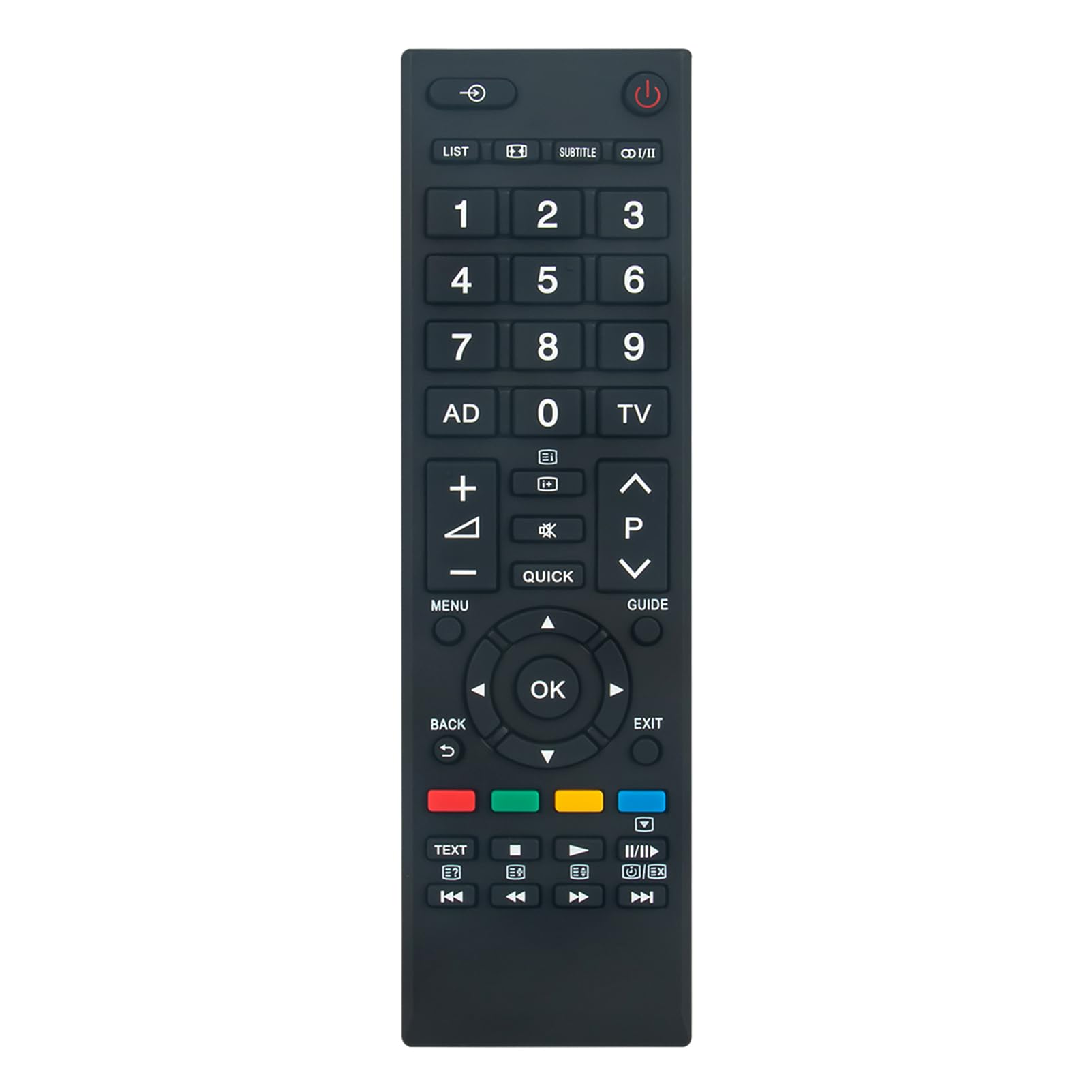 VINABTY CT-90386 Replacement Remote Compatible with TOSHIBA TV 40RL858B