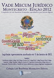 Livro Vade Mecum Jurídico Montecristo Editora: Edição Janeiro 2012