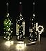 Bottle Lights Cork Shape Lights for Wine Bottle Starry String Lights for Christmas Wedding Birthday Party DIY Home Decor 15 Bendable Warm White Micro Copper Wire LED Aluminum Metal 30inch - 3Pack