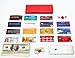 Men's/Women's Genuine Leather RFID Secured Ultra Slim and Spacious Bifold Wallet Purse Clutch - 11 Slots (7.3’’ X 3.5’’ X 0.5’’, Red)