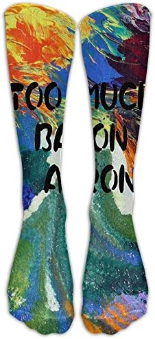 Too Much Bacon Apron 3D Print Womenâ€s Casual No Show Socks Athletic Cotton Liner Socks Thin Low Cut