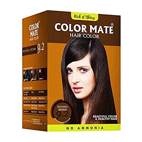 Color Mate Herbal Based Ammonia Free Hair Color with Ayur Product in