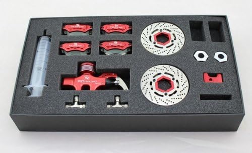 Gowe 4 Wheel Hydraulic Brake For BAJA 5B 5T 5SC (red color)