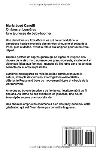 Ombres Et Lumieres Une Jeunesse De Baby Boomer French Edition Canelli Marie Jose Amazon Com Books