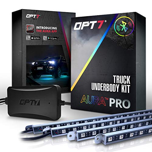 OPT7 Aura Pro Underglow for Truck/SUV Aluminum, Bluetooth APP LED