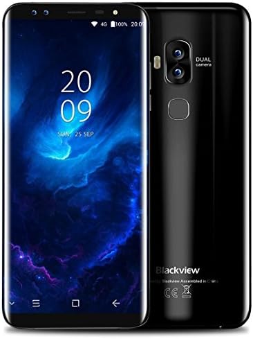 Unlocked Cell Phones,Blackview S8 4GB+64GB 5.7 inch Android 7.0 MTK6750T Octa Core up to 1.5GHz WCDMA &amp; GSM &amp; FDD-LTE Black