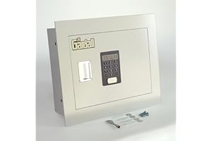 Gardall IW1314-T-E 4 inch Concealed Wall Safe with Electronic Lock, Tan