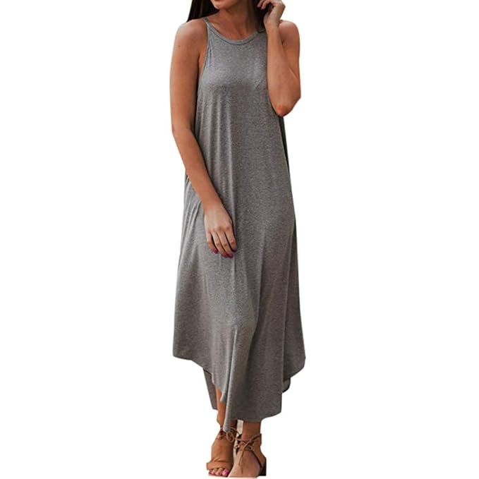 abito lungo tinta unita