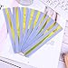 16 Pieces Yellow Strips Guided Reading Strips Colored for Focus Reading Beginner
