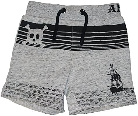 Koala Kik Baby Boys Ahoy Pirate Skull Shorts (3-6 Months)