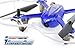 Tenergy 111503 Syma X11C 4CH 2.4Ghz RC Quadcopter Drone with HD Camera & LED Lights (Exclusive Thunder Blue), White