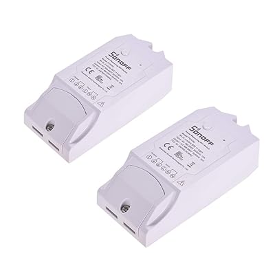 2pcs] Sonoff Pow WiFi Wireless Smart Switch Smart Home Wifi Remote Controller 15A Works With Google Home Alexa