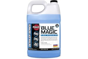 Renegade Products Blue Magic Tire Dressing – High Gloss Solvent-Based Formula for Tires, Trim, and Exterior Plastics – Professional Detailing Shine (1 Gallon)