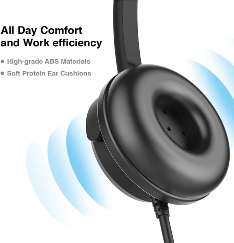 Accessori Auricolare Business UC per Skype SoftPhone Mono Cuffie USB PC con  Microfono a Cancellazione del Rumore e Controllo del Volume Call Center  urban-earth.co.uk
