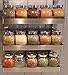 Stainless Steel Space Saving Wall Mountable Sturdy Construction 3-Tier Spice Rack Pantry Organizer