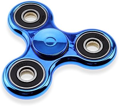 WeFidget's Original EDC Spinner Fidget Toys Fidget Spinners Relieves ADHD Anxiety Boredom (X BLUE)