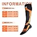 Tutast Mens Dress Socks Funny Socks Christmas Colorful Novelty Patterned Crew Socks for Men Women US Size 7-13 (ORANGE L)
