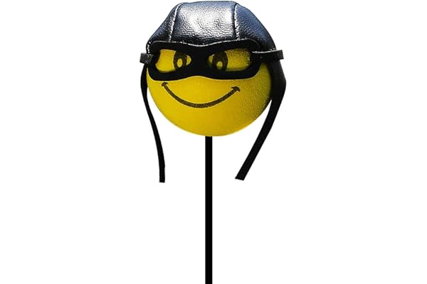 YGMONER Cute Pilot Foam Ball Car Antenna Toppers Exterior Decorations (Pilot)