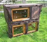 Bunny Business BB-36-DDU Rabbit Hutch Cover Insulated Water-Repellent view 2