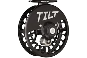 Redington Tilt Euro Nymph Reel - 2-5 Fly Reel for Euro Nymph Fishing - Large Arbor Design - Smooth Drag - Removable Weights for Perfect Balance on Any Fly Rod - 100yds/20lb Capacity