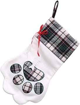 Amazon P Prettyia クリスマスソックス 靴下 ツリー飾り 犬の足 ペンダント プレゼントバッグ ラッピング用品 緑 P Prettyia スポーツ アウトドア