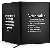 WUUCKOO Veterinarian Definition 80 Sheets 160 Pages Blank Double-sided Hardcover Notebook, Thank You Appreciation Gift for Veterinarian, Vet School Graduation, Vet Tech Gift, Veterinarian Office Gift