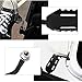 Front Foot Pegs Compatible for 1997-2006 Jeep Wrangler TJ 2door Exterior Door Hinge Foot Peg Rest Pedal Pair