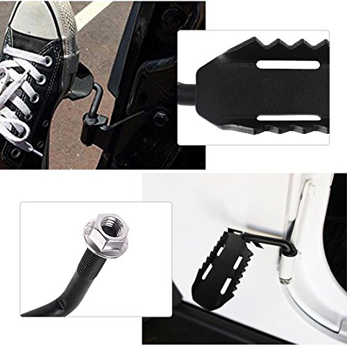 Front Foot Pegs Compatible for 19972006 Jeep Wrangler TJ 2door