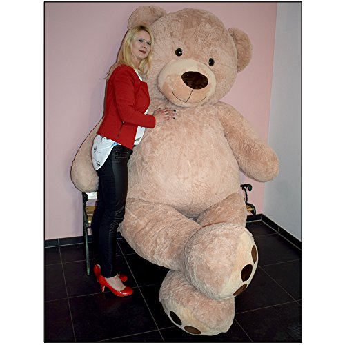 TE-Trend XXL Teddybär Riesen Teddybären Giant Teddy Bär 250cm Kuscheltier Plüschtier Deko Plüsch Bär Braun – Bild 6