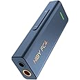 HiBy FC4 Headphone Amplifier Portable DAC with 4.4mm and 3.5mm Headphones Outputs Support MQA16X PCM768K DSD256 High Driving Power for Android/iOS/Mac/Windows (Blue)