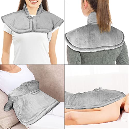 ZXU Heating Pad for Neck and Shoulder, 20" x25“ Large Electric Heated