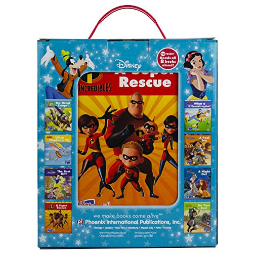 Disney - Mickey Mouse, Toy Story and More! Me Reader Electronic Reader 8 Sound Book Library- PI Kids