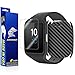 ArmorSuit Black Carbon Fiber Vinyl Skin Back Film + HD Clear Screen Protector for Sony SmartWatch 3 MilitaryShield Film - Made in USA