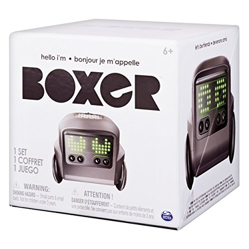 Boxer Interactive Robot Toy (Black) with Personality and