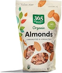 365 by Whole Foods Market, Almonds Unroasted Unsalted Value Size Organic, 20 Ounce