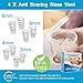 2018 UPGRADED Snore Stopper - Best Anti Snoring Aids Snoring Solution - Set of 4 Nasal Dilators - Snore Reducing Nose Vents for Natural and Comfortable Sleep