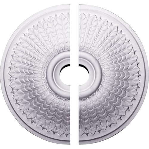 Ekena Millwork CM23MO2-03500 23 1/2"OD x 3 1/2"ID x 3 1/2"P Modena Ceiling Meda…