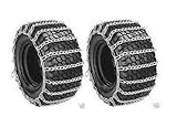 Welironly New Pair 2 Link TIRE Chains 24x12-12 for John Deere Lawn Mower Tractor Rider,#id(theropshop; TRYK80271680536533