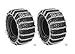Welironly New Pair 2 Link TIRE Chains 24x12-12 for John Deere Lawn Mower Tractor Rider,#id(theropshop; TRYK80271680536533 primary